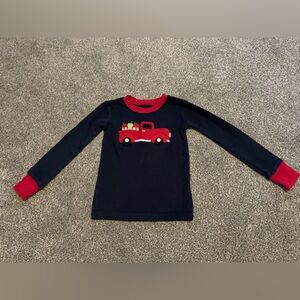 Baby boy girl Gymboree Red Truck Apple Navy Long sleeve t shirt fall 18 months